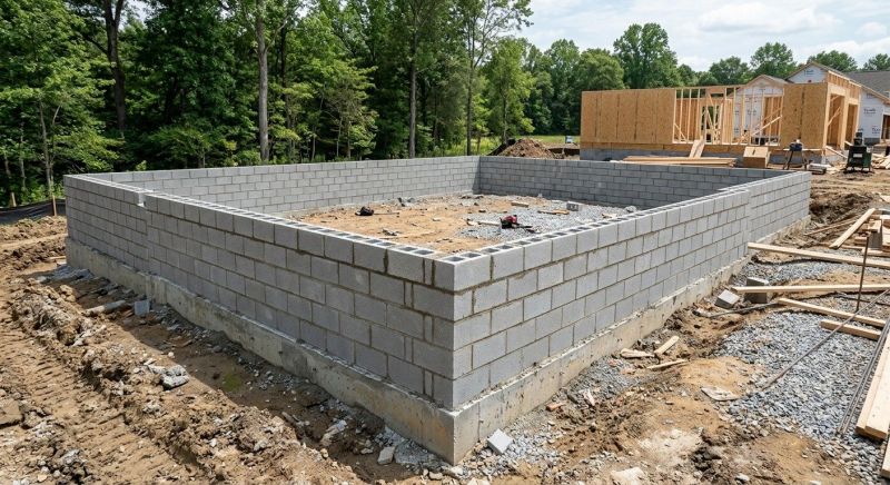 Block Foundation Installation in Worcester, MA